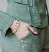 Gold Bead Plated Stretch Bracelet - TallyGold Bead Plated Stretch Bracelet47231110906162B3203-GGold Bead Plated Stretch Bracelet