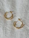 24k Gold Chained Link Hoops - Tally24k Gold Chained Link HoopsQ52824k Gold Chained Link Hoops