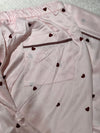 Spring Satin Hearts PJ Set