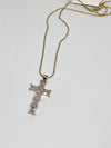 Diamond Statement Cross Necklace