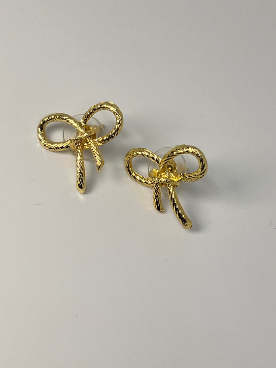 The Gold Bow Earrings