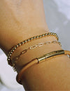 Gold Bead Plated Stretch Bracelet - TallyGold Bead Plated Stretch Bracelet47231110906162B3203-GGold Bead Plated Stretch Bracelet