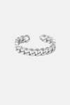 Cable Chain Silver Adjustable Ring - TallyCable Chain Silver Adjustable RingR7439-SCable Chain Silver Adjustable Ring