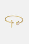 CROSS AND BEZEL RING - TallyCROSS AND BEZEL RING47229765878066U340CROSS AND BEZEL RING