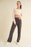 Dark Chocolate Butter Soft Wide Leg Pants - TallyDark Chocolate Butter Soft Wide Leg PantsYP7451-DKCHOCODark Chocolate Butter Soft Wide Leg Pants