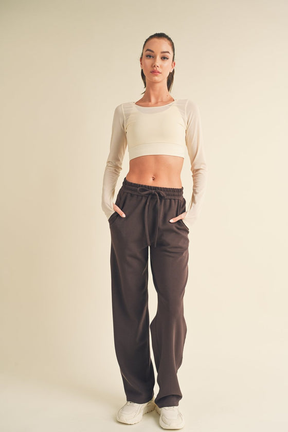 Dark Chocolate Butter Soft Wide Leg Pants - TallyDark Chocolate Butter Soft Wide Leg PantsYP7451-DKCHOCODark Chocolate Butter Soft Wide Leg Pants