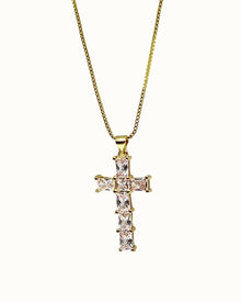  Diamond Statement Cross Necklace - TallyDiamond Statement Cross NecklaceDiamond Statement Cross Necklace