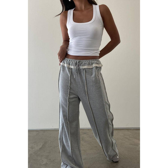 EXPOSED SEAM SWEATPANTS - TallyEXPOSED SEAM SWEATPANTS60324511081522C3998PEXPOSED SEAM SWEATPANTS