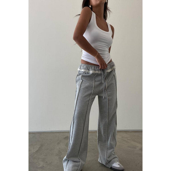 EXPOSED SEAM SWEATPANTS - TallyEXPOSED SEAM SWEATPANTS60324511081522C3998PEXPOSED SEAM SWEATPANTS