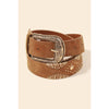 Floral Etched Buckle Belt - TallyFloral Etched Buckle BeltMML8735Floral Etched Buckle Belt