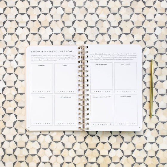 Fresh Start Daily Goal Planner | Natural Linen Spiral - TallyFresh Start Daily Goal Planner | Natural Linen Spiral817461023765Fresh Start Daily Goal Planner | Natural Linen Spiral