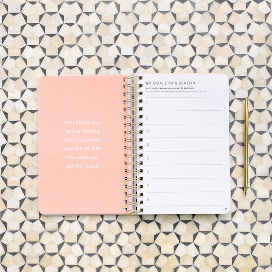 Fresh Start Daily Goal Planner | Natural Linen Spiral - TallyFresh Start Daily Goal Planner | Natural Linen Spiral817461023765Fresh Start Daily Goal Planner | Natural Linen Spiral