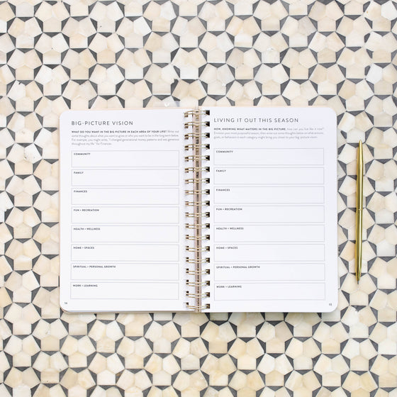 Fresh Start Daily Goal Planner | Natural Linen Spiral - TallyFresh Start Daily Goal Planner | Natural Linen Spiral817461023765Fresh Start Daily Goal Planner | Natural Linen Spiral