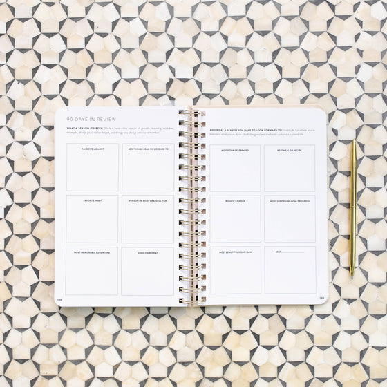 Fresh Start Daily Goal Planner | Natural Linen Spiral - TallyFresh Start Daily Goal Planner | Natural Linen Spiral817461023765Fresh Start Daily Goal Planner | Natural Linen Spiral