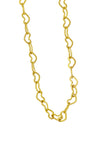 HEART CHAIN NECKLACE- 24K GOLD - TallyHEART CHAIN NECKLACE- 24K GOLDWA-371HEART CHAIN NECKLACE- 24K GOLD