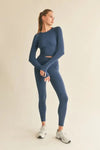 Midnight Blue Seamless Cable Knit Long Sleeve Top & Legging - TallyMidnight Blue Seamless Cable Knit Long Sleeve Top & Legging17112811933618YPS5200-MIDNIGHTBLUEMidnight Blue Seamless Cable Knit Long Sleeve Top & Legging