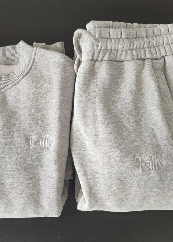 Signature Heather Grey Sweat Set - TallySignature Heather Grey Sweat SetSignature Heather Grey Sweat Set