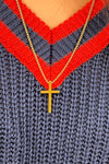 The Classic Cross Necklace - TallyThe Classic Cross Necklace64568095824562CJZBLXLX14950-GoldThe Classic Cross Necklace