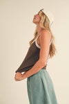 The Colorado Ribbed Tank Top - TallyThe Colorado Ribbed Tank TopTP7931-MOCHAThe Colorado Ribbed Tank Top