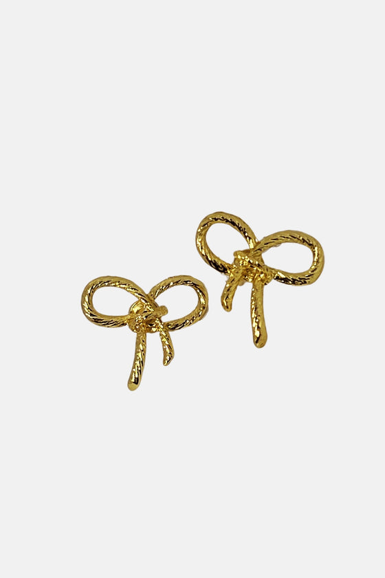 The Gold Bow Earrings - TallyThe Gold Bow EarringsThe Gold Bow Earrings