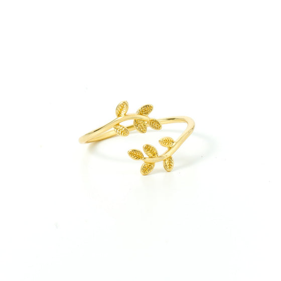 THE GOLD LEAF RING - TallyTHE GOLD LEAF RINGR9170-GTHE GOLD LEAF RING