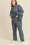 The Plus Navy Sweat Set - TallyThe Plus Navy Sweat SetYPS1128P-NAVYThe Plus Navy Sweat Set