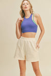 The Tally Ribbed Double Layer Tank - TallyThe Tally Ribbed Double Layer TankTP5006-BLUEThe Tally Ribbed Double Layer Tank